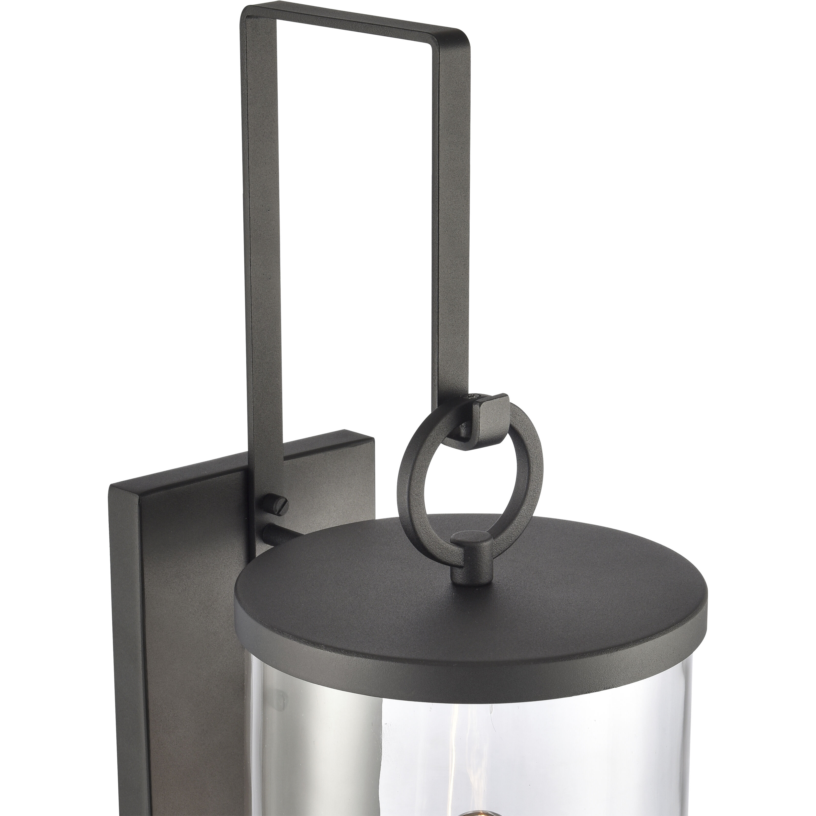 Hopkins 1 Light 30 inch Charcoal Black Outdoor Wall Sconce