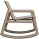 Sumba Oatmeal and Cerused Wheat Outdoor Rocking Chair