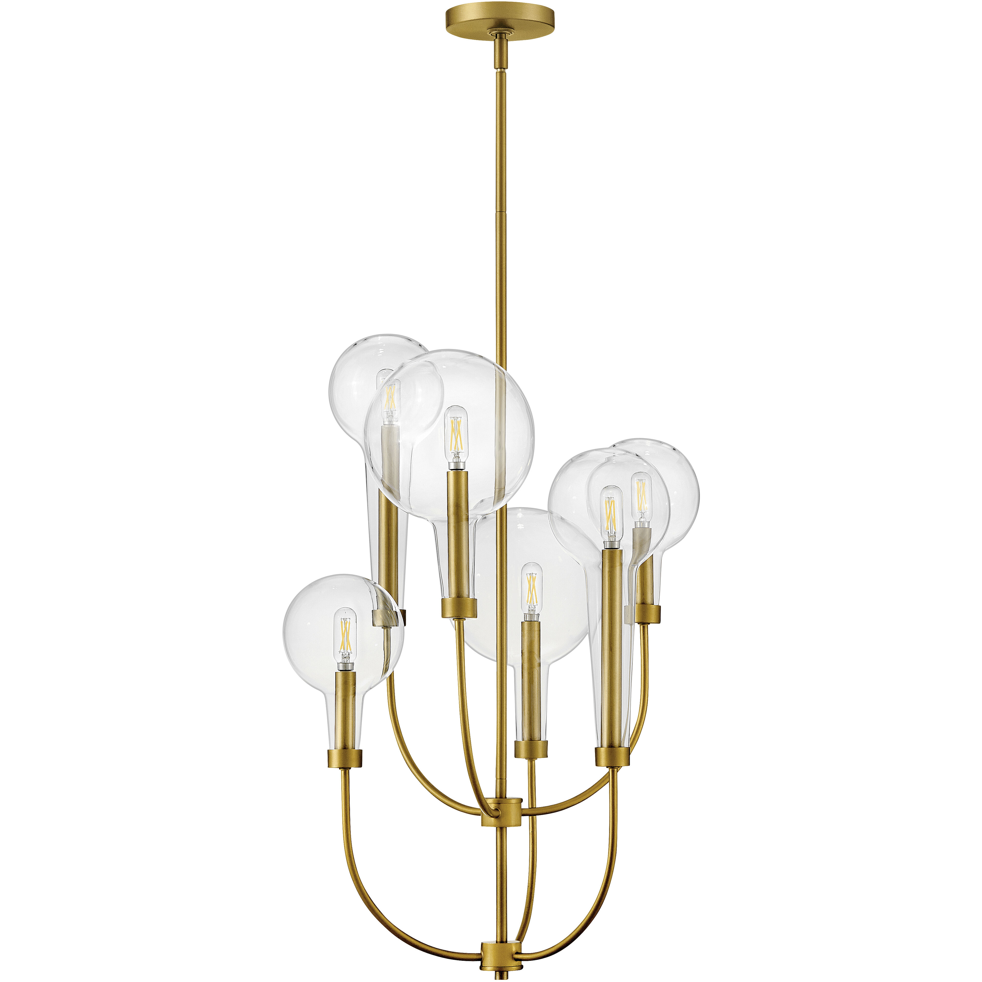 Alchemy 20 inch Lacquered Brass Indoor Foyer Light Ceiling Light