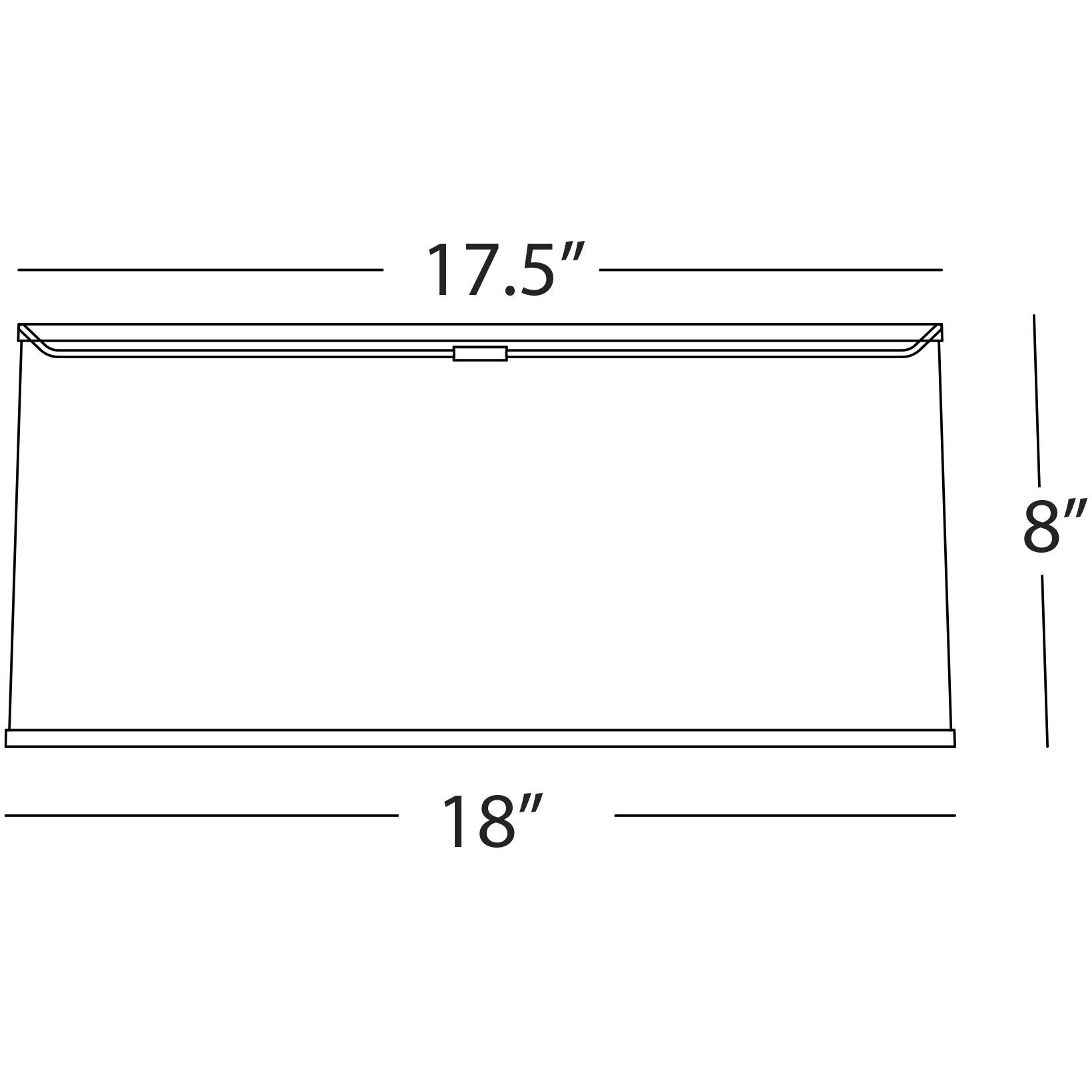 Abbey Rose Aragon Greystone with Ceniza Trim 18 inch Lamp Shade