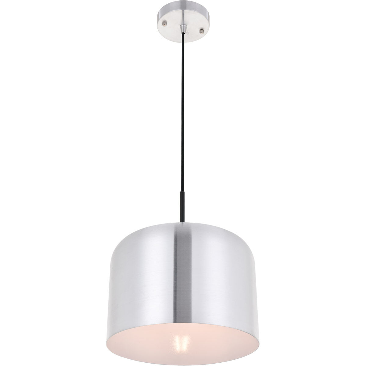Etude 1 Light 11 inch Brushed Nickel Pendant Ceiling Light in Burnished Nickel
