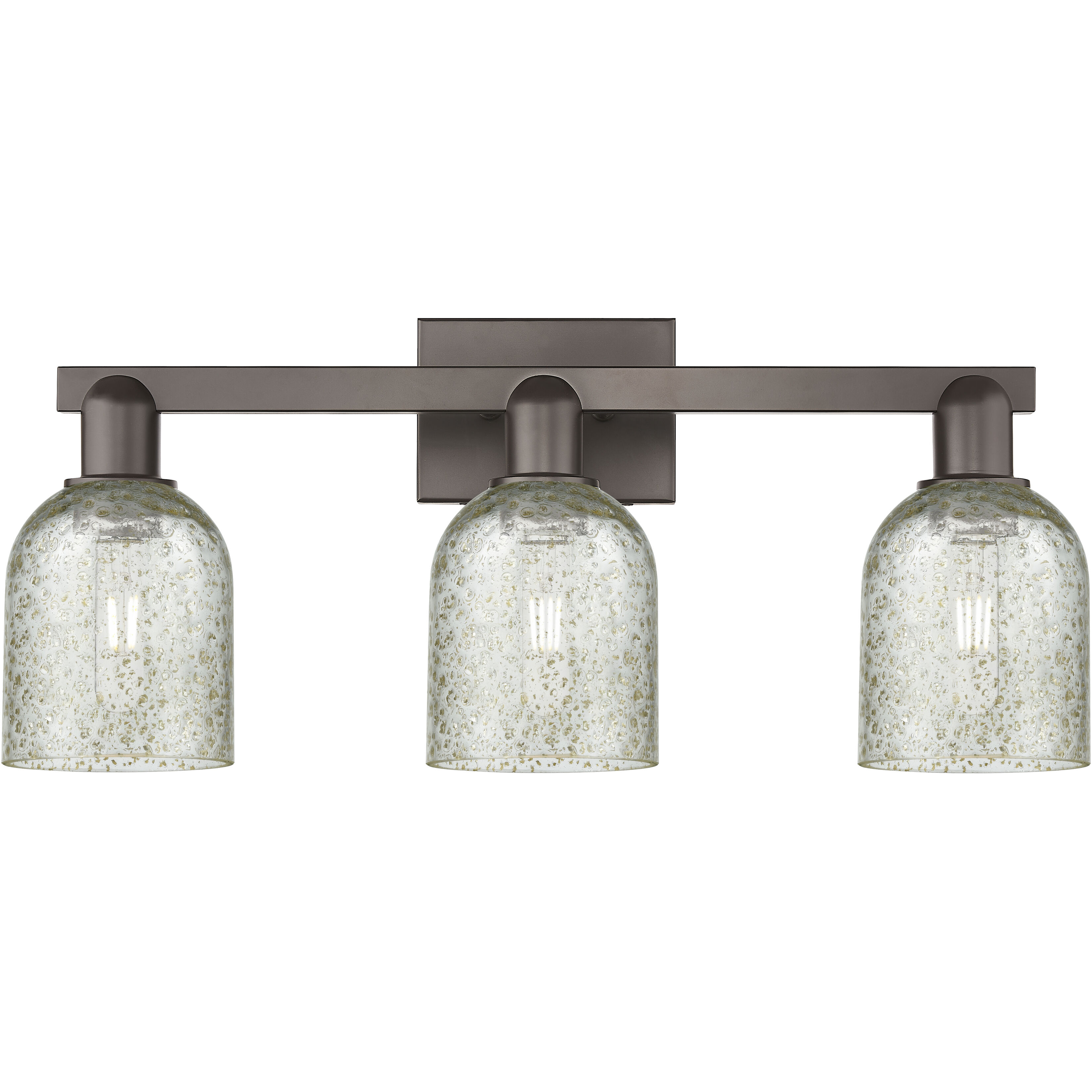 Arcadia Caledonia 3 Light 24 inch Oil Rubbed Bronze Bath Vanity Light Wall Light in Mica