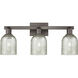 Arcadia Caledonia 3 Light 24 inch Oil Rubbed Bronze Bath Vanity Light Wall Light in Mica