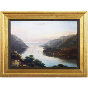 View From West Point Gold/Multicolor Wall Art