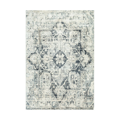Apricity 90 X 63 inch Light Gray/Medium Gray/White/Cream Rugs, Rectangle