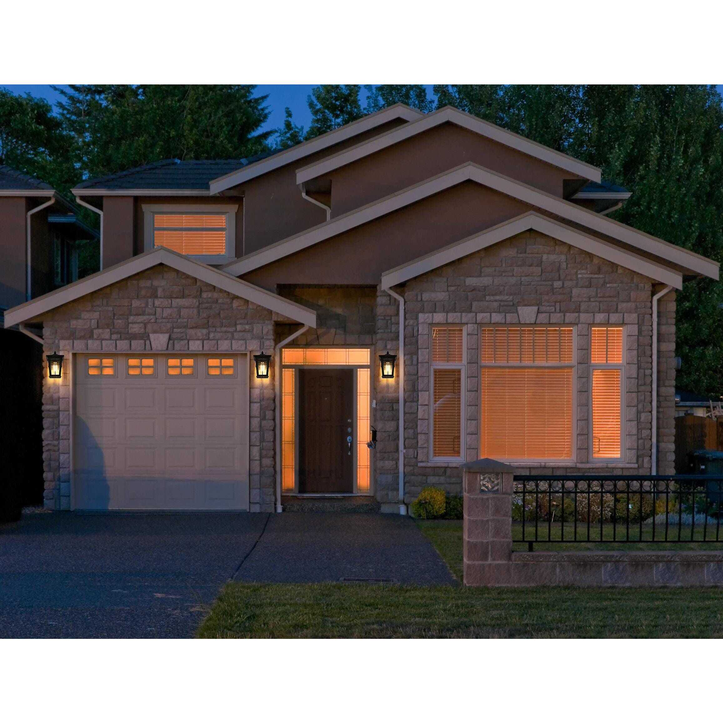 Bodine 1 Light 11.5 inch Black Outdoor Wall Sconce