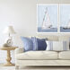 Sailing Blue and White and Turquoise Framed Art, The Studio