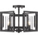 Marco 4 Light 16 inch Matte Black Flush Mount Ceiling Light