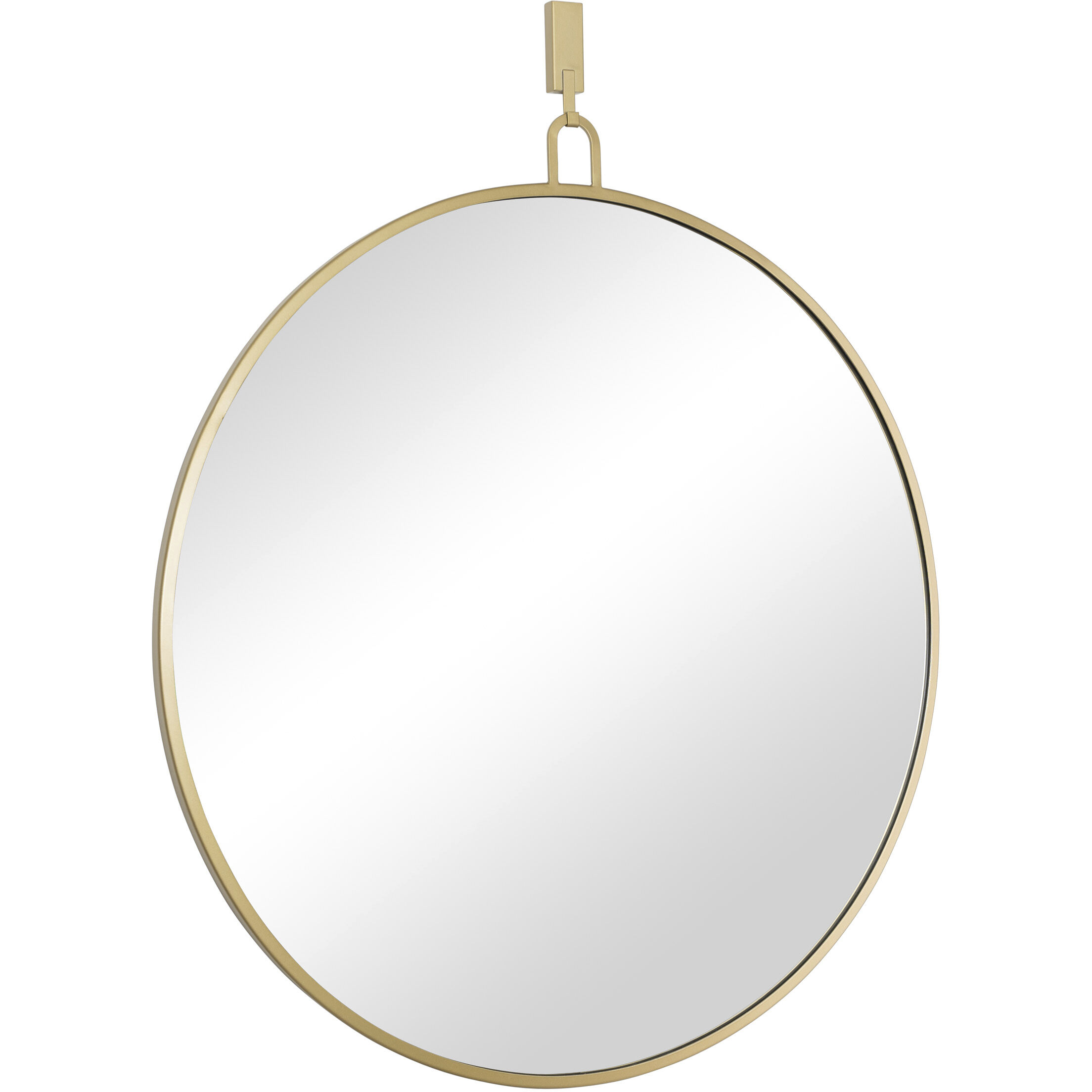 Stopwatch 43.25 X 40 inch Gold Accent Mirror