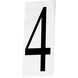 Address White Address Number Tile