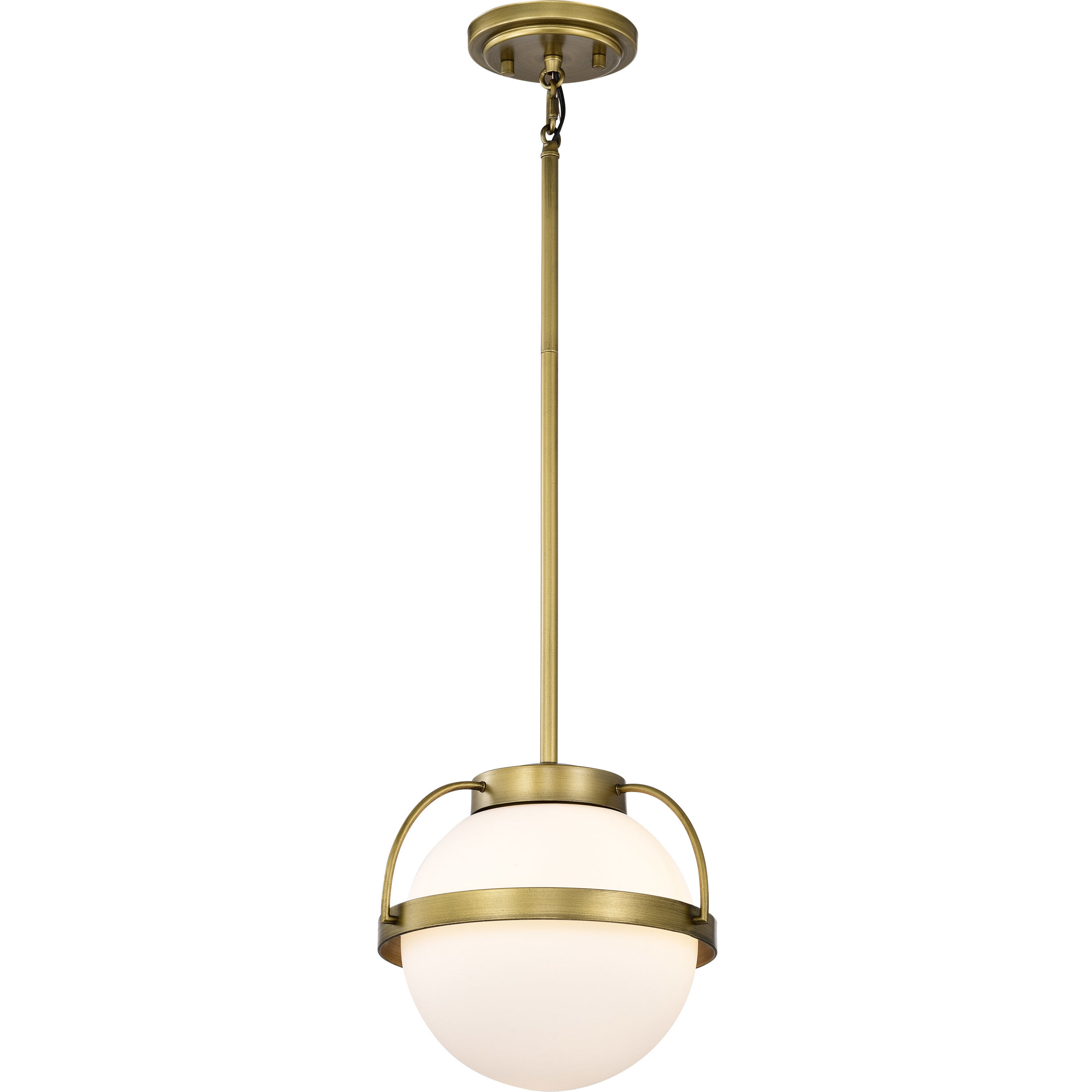 Lakeshore 1 Light 10 inch Natural Brass Pendant Ceiling Light
