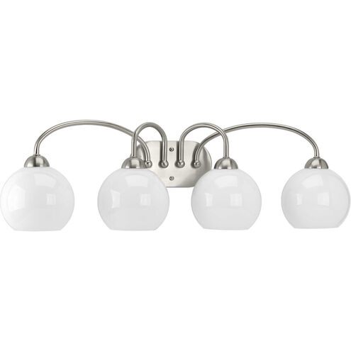 Carisa 4 Light 33 inch Brushed Nickel Bath Vanity Wall Light