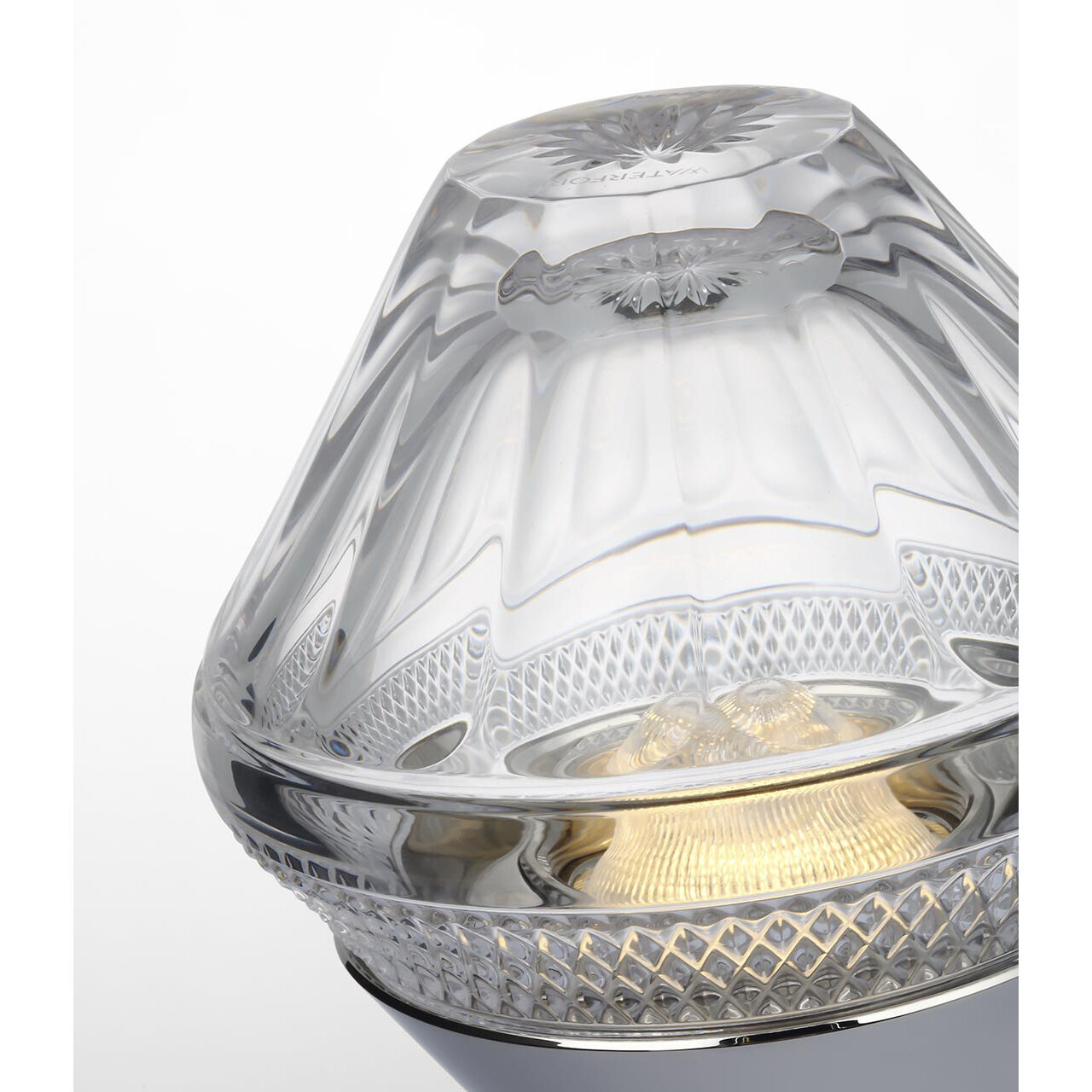 Waterford Copper Coast 5 inch 1.00 watt Polished Nickel Rechargeable Accent Lamp Portable Light