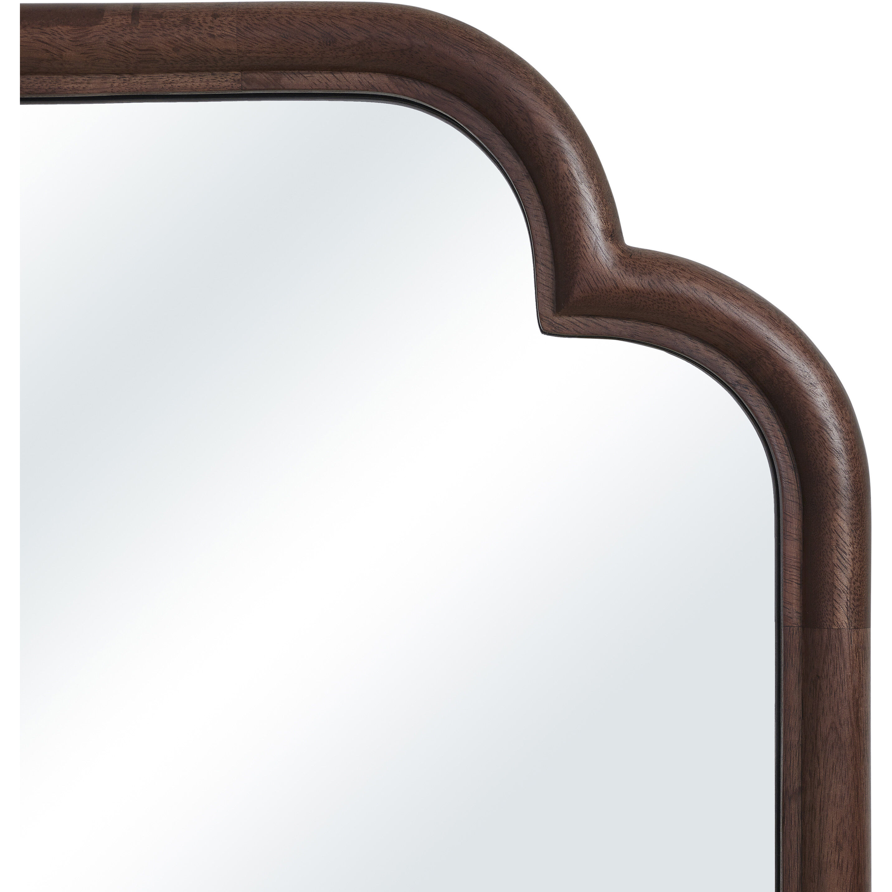 Octavian 40 X 30 inch Walnut Wall Mirror