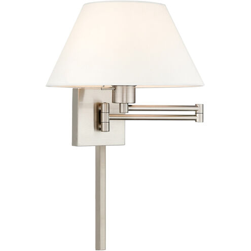 Allison 25 inch 100.00 watt Brushed Nickel Swing Arm Wall Lamp Wall Light