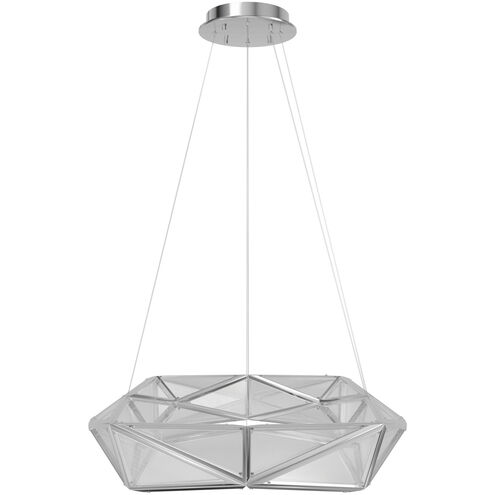 Seoul LED 35 inch Chrome Pendant Ceiling Light