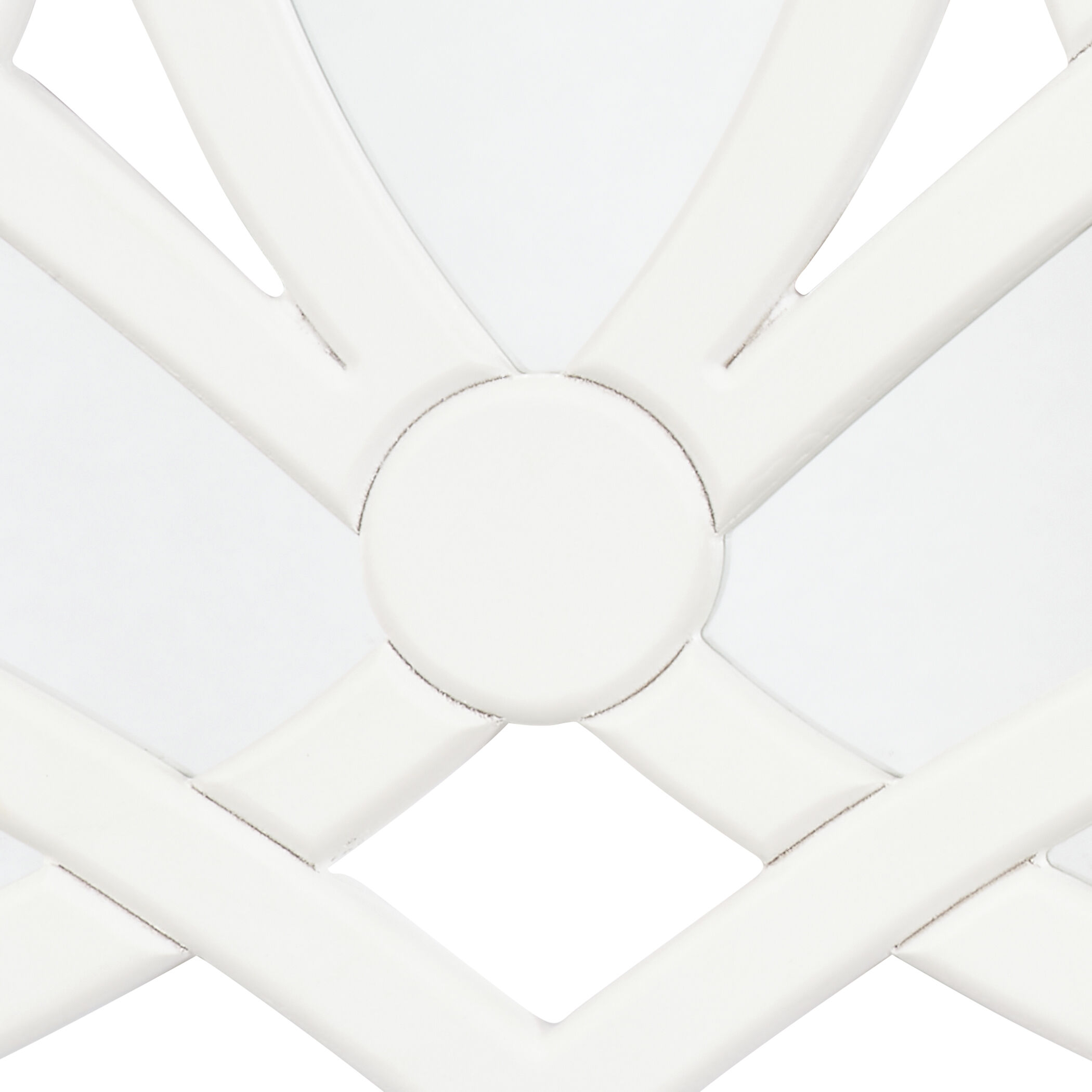 Scroll 46 X 19.5 inch White Mirror