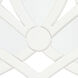 Scroll 46 X 20 inch White Mirror