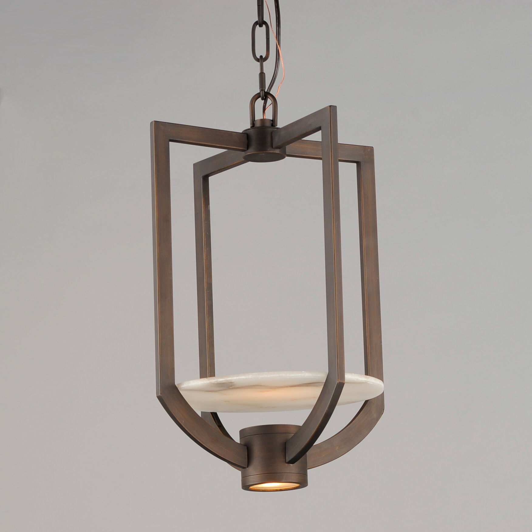 Quarry LED 12 inch Dark Bronze Mini Pendant Ceiling Light