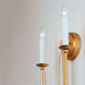 Plumette 2 Light 14 inch Gold Leaf Wall Sconce Wall Light