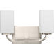 Cowan 2 Light 14 inch Brushed Nickel Bath Vanity Wall Light