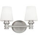 Sean Lavin Xavierre 2 Light 14 inch Satin Nickel Vanity Light Wall Light