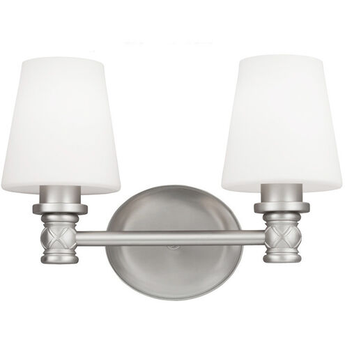 Sean Lavin Xavierre 2 Light 14 inch Satin Nickel Vanity Light Wall Light