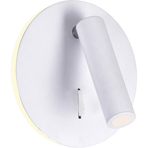 Private I 6 inch Matte White Wall Sconce Wall Light