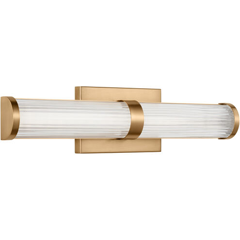 Syden LED 4.75 inch Satin Brass Bath Vanity Wall Light