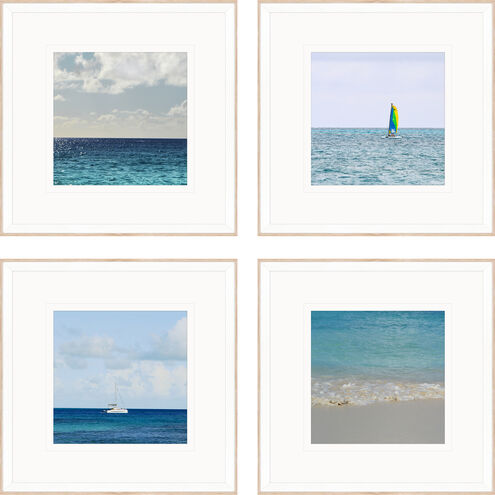 Waterside Collection Blue Framed Art