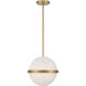 Vanderlane LED 11.75 inch Legacy Brass Pendant Ceiling Light