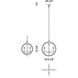 Odyssey 4 Light 19 inch Black Pendant Ceiling Light