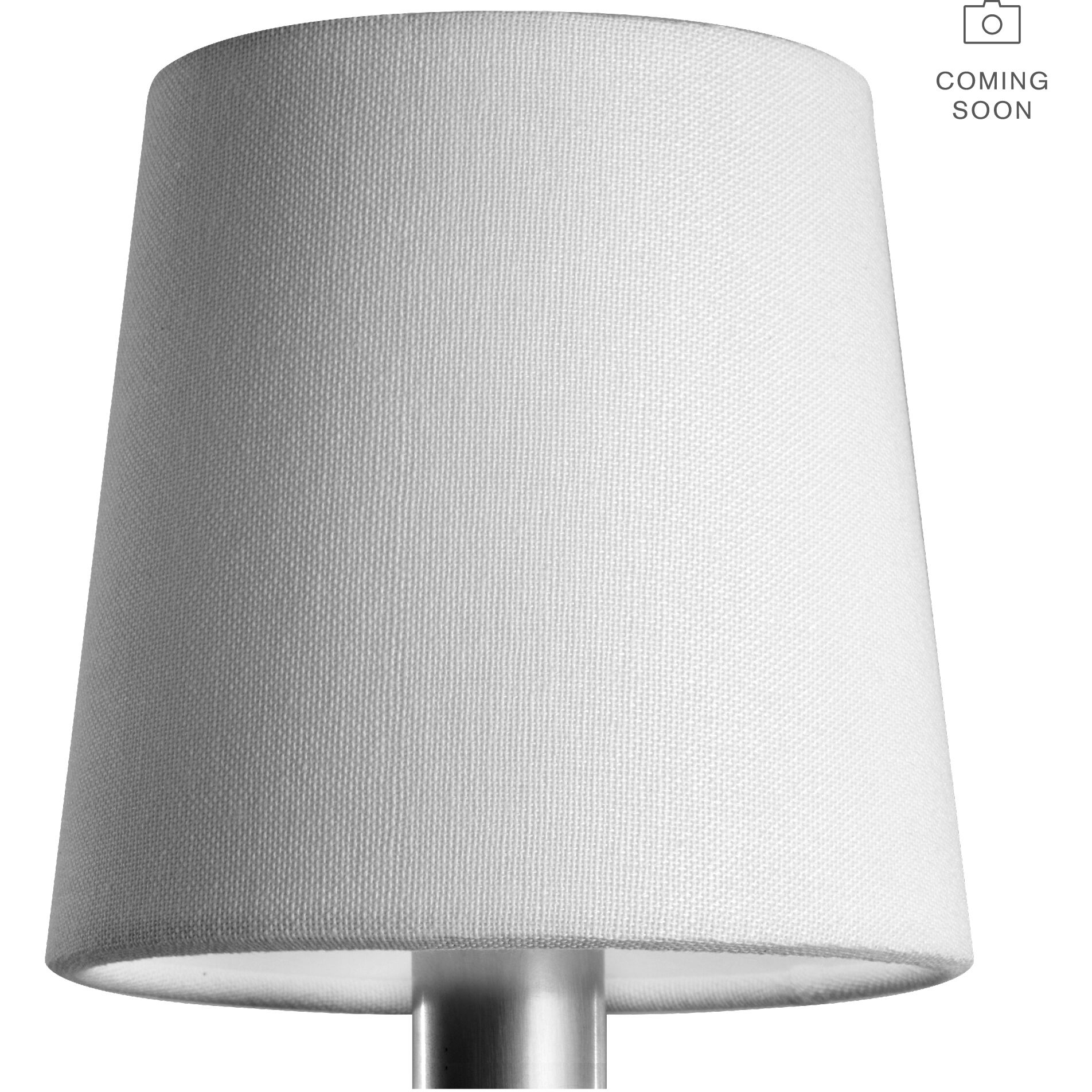 Visual Comfort Clip Mist Silk Soft Empire 5 inch Empire Shade, 5in