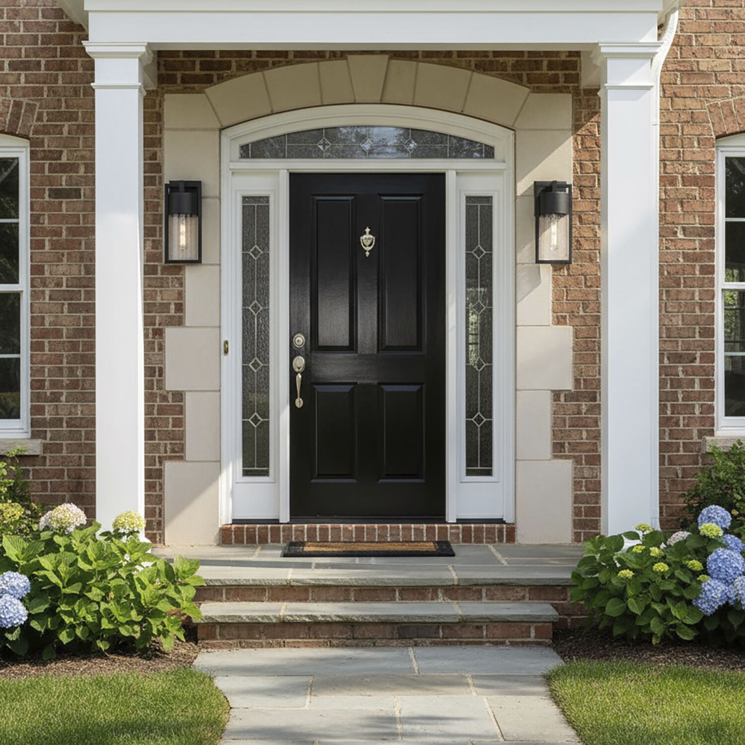 Bond LED 11 inch Black Outdoor Wall Light