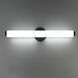 Santoro LED 20 inch Black Vanity Light Wall Light