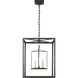 Chapman & Myers Osborne 3 Light 18 inch Aged Iron Lantern Pendant Ceiling Light