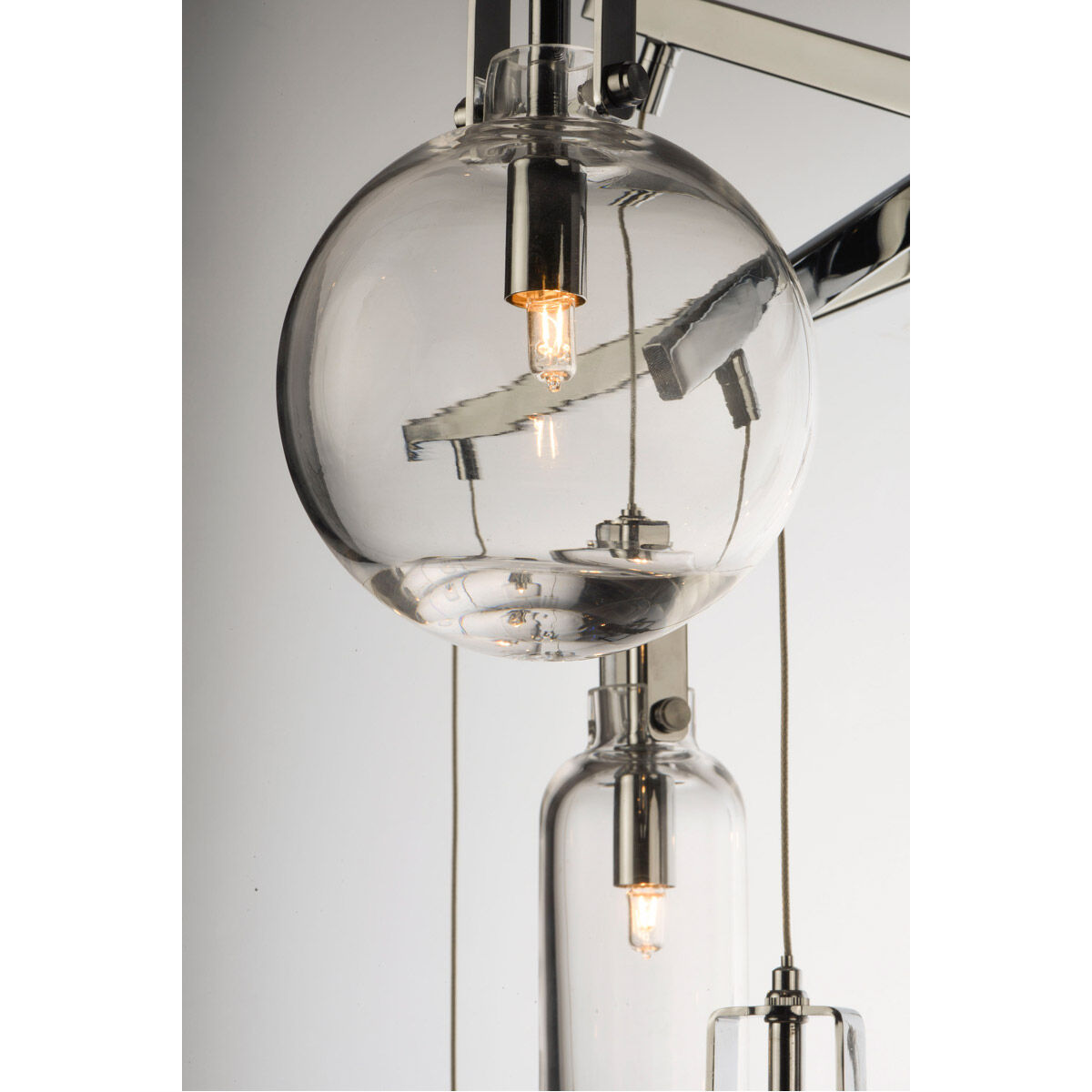Kem 4 Light 7.5 inch Polished Chrome Multi-Light Pendant Ceiling Light