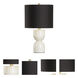 Blanche 12 inch 60.00 watt White/Cream Table Lamp Portable Light
