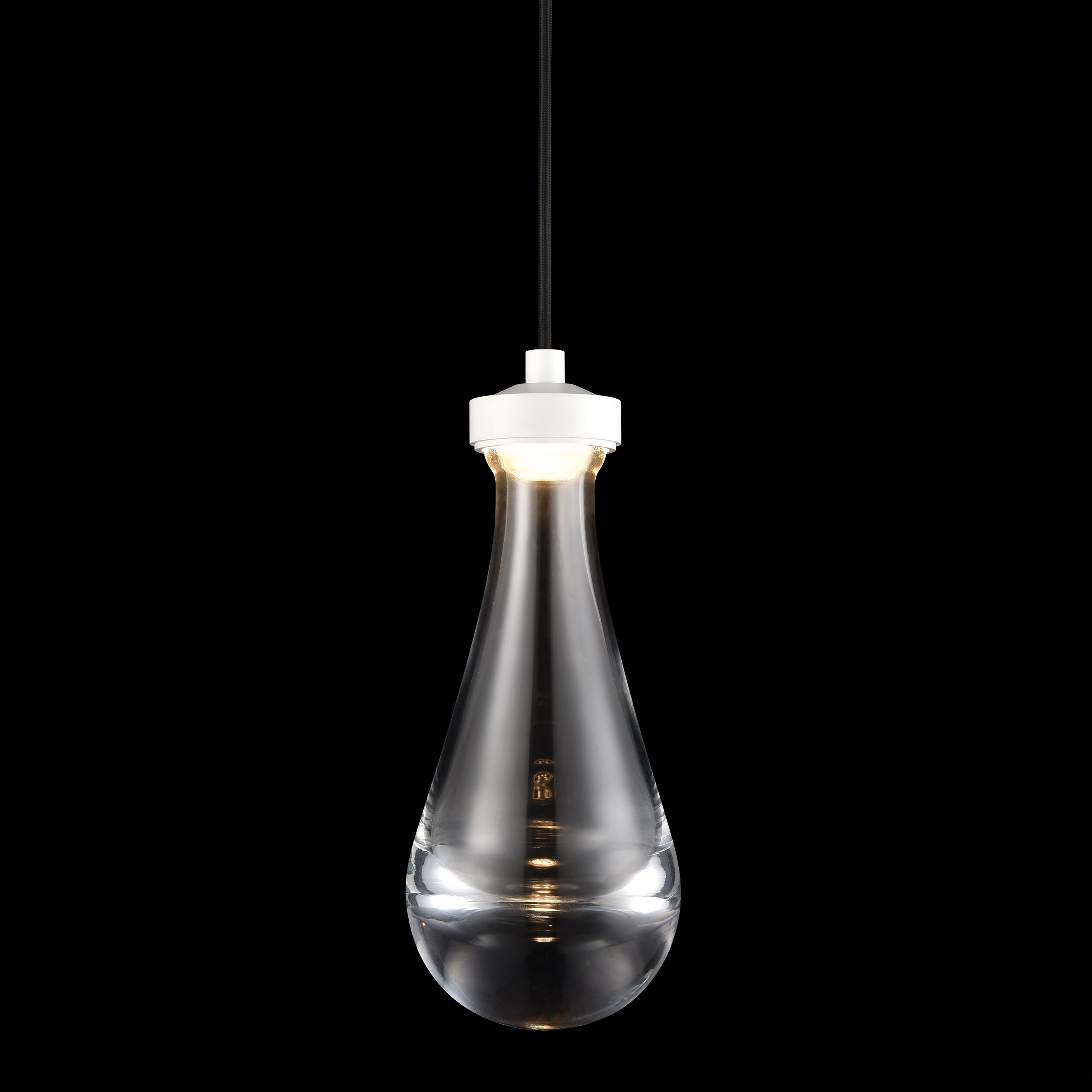 Vaso 1 Light 5.13 inch Matte White Mini Pendant Ceiling Light
