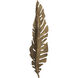 Sago Leaf Antique Gold Dimensional Wall Art