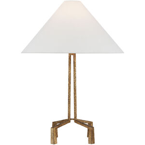 Marie Flanigan Clifford 27.75 inch 15.00 watt Gilded Iron Table Lamp Portable Light, Medium