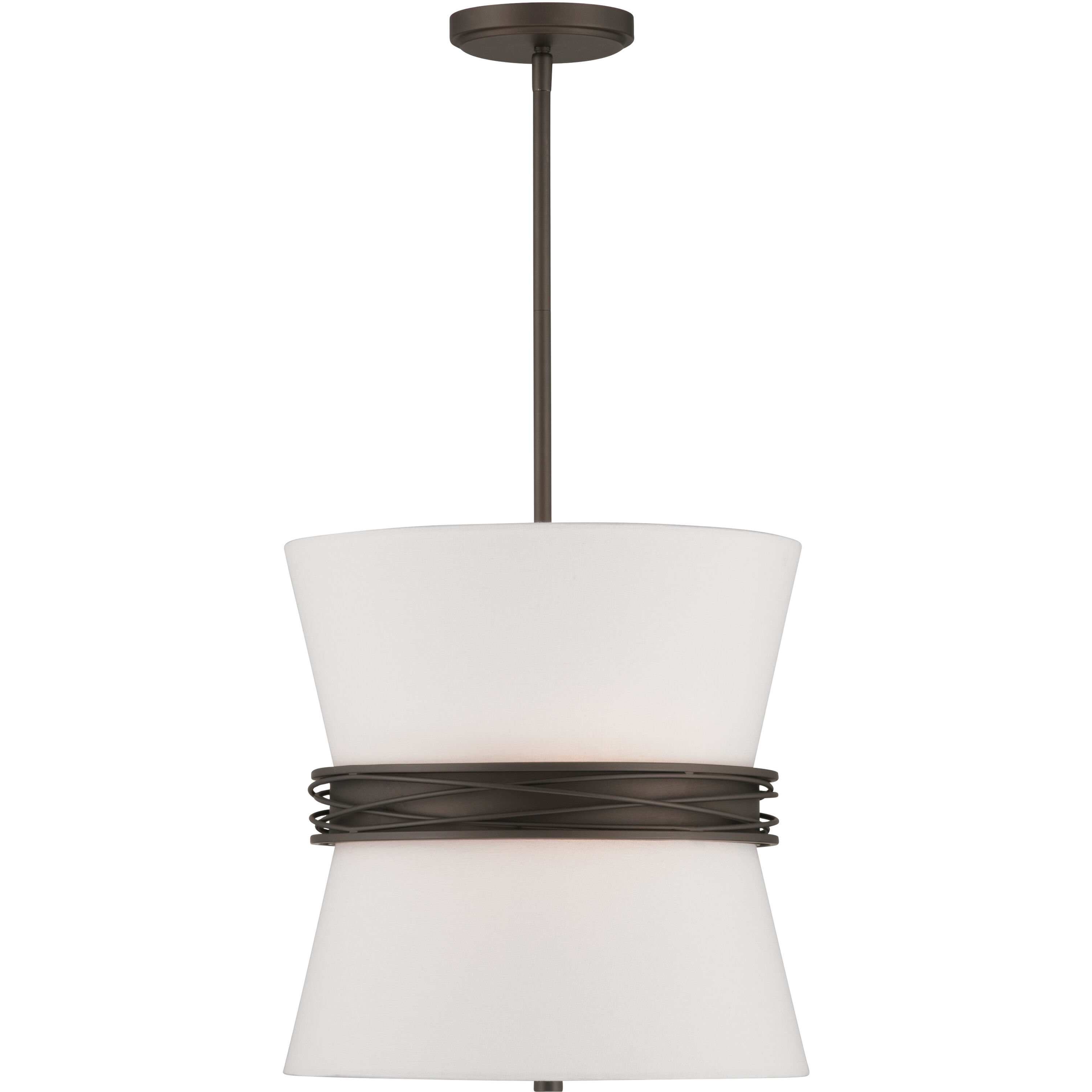 Dalvor 3 Light 14 inch Dark Bronze Pendant Ceiling Light