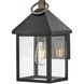 Rhett LED 13 inch Black Outdoor Wall Mount