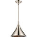 Franklin Restoration Briarcliff 1 Light 10 inch Polished Nickel Mini Pendant Ceiling Light