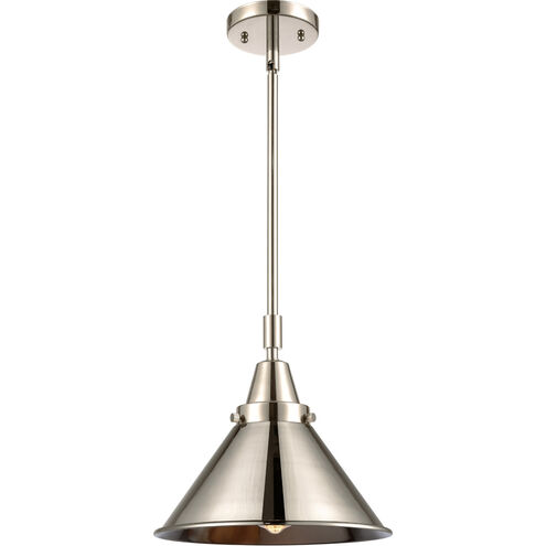 Franklin Restoration Briarcliff 1 Light 10 inch Polished Nickel Mini Pendant Ceiling Light