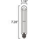 Glow LED T10 E26 6 watt 120 2700K Bulb