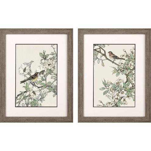 Animals Collection Green Framed Art