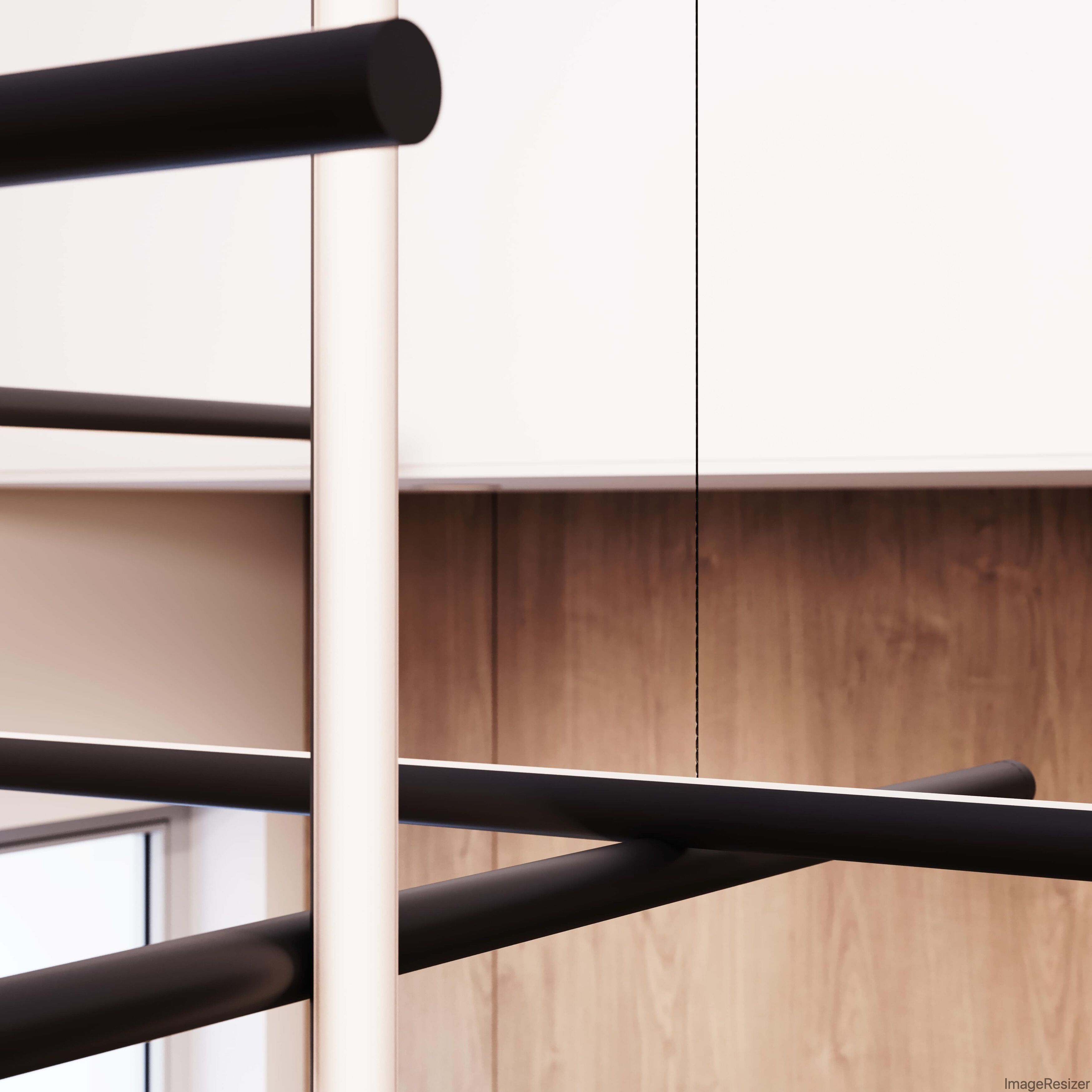 Labyrinth LED 61 inch Satin Black Chandelier Ceiling Light