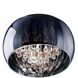 Sense 5 Light 15.75 inch Polished Chrome Flush Mount Ceiling Light