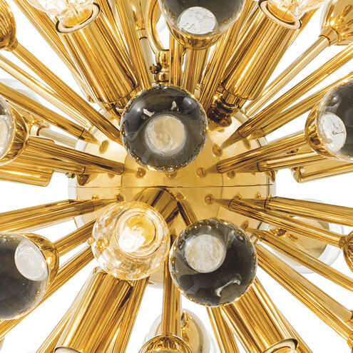Anto 12 Light 19.69 inch Gold Chandelier Ceiling Light, Small
